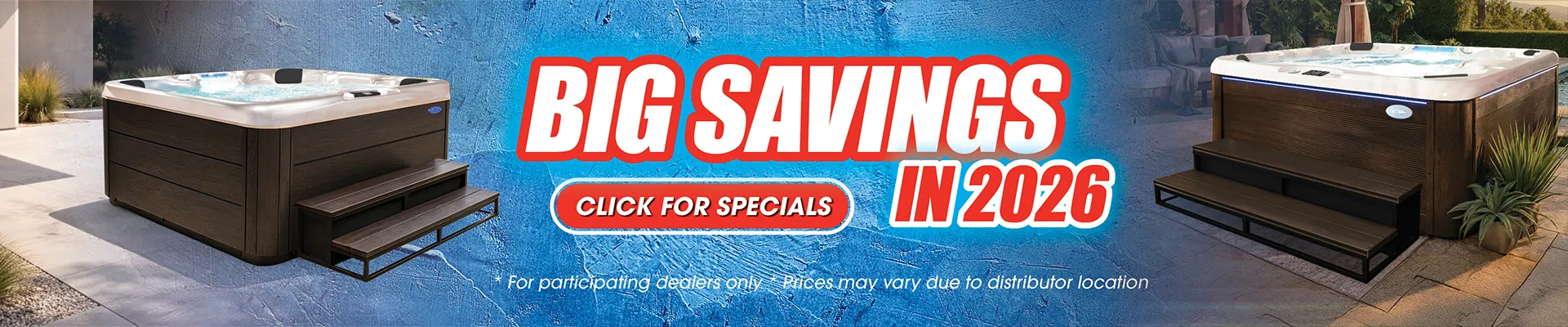 Calspas hot tub being used in a family setting - Alexandria