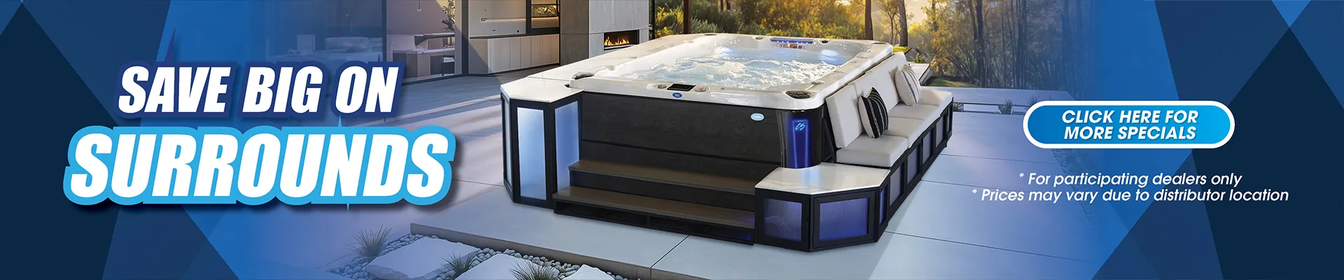 Calspas hot tub being used in a family setting - Alexandria