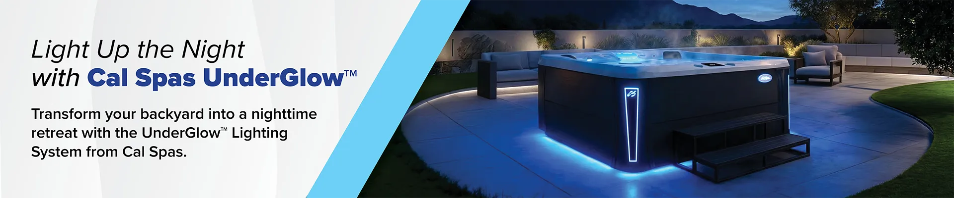 Calspas hot tub being used in a family setting - Alexandria